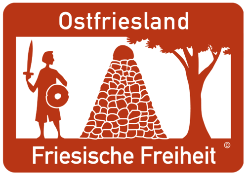 Aufkleber "Ostfriesland - Friesische Freiheit"